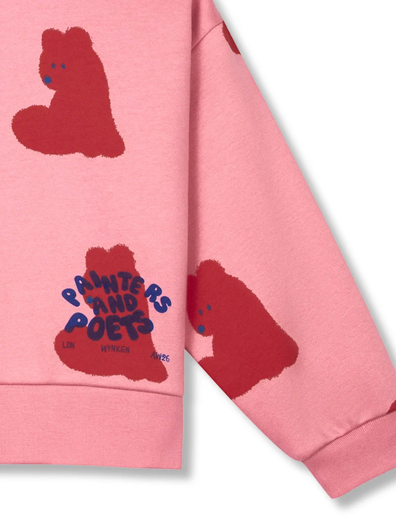 Sweatshirt Rusty Bear Rosa