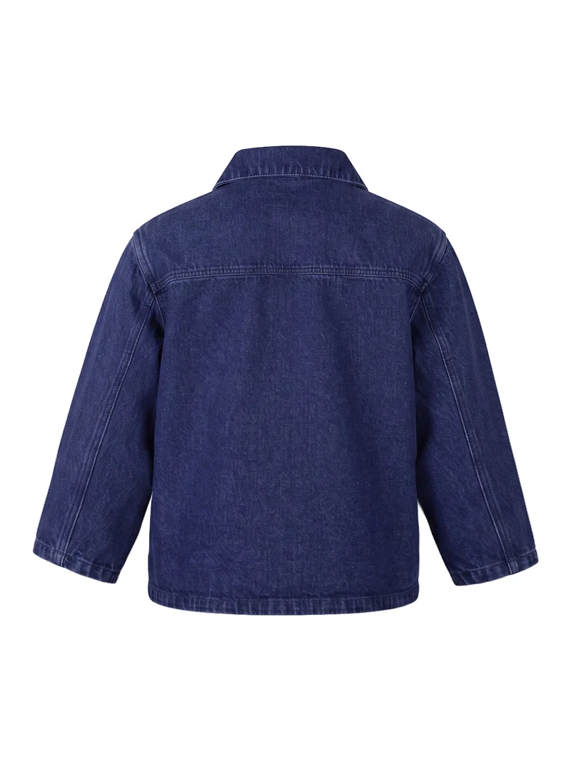 Jacke Scallop Blau