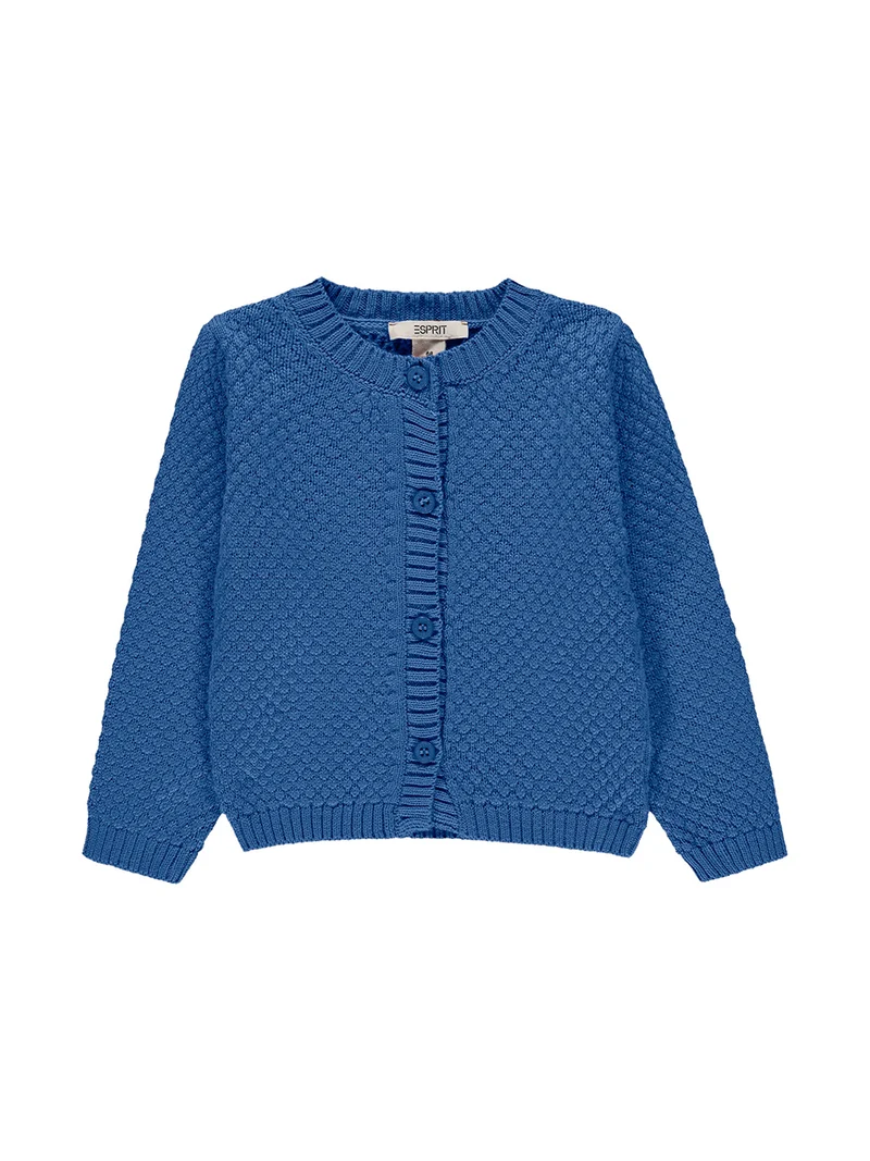 Strickjacke Blau