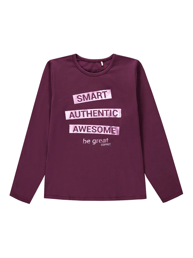 Longsleeve Bordeauxrot