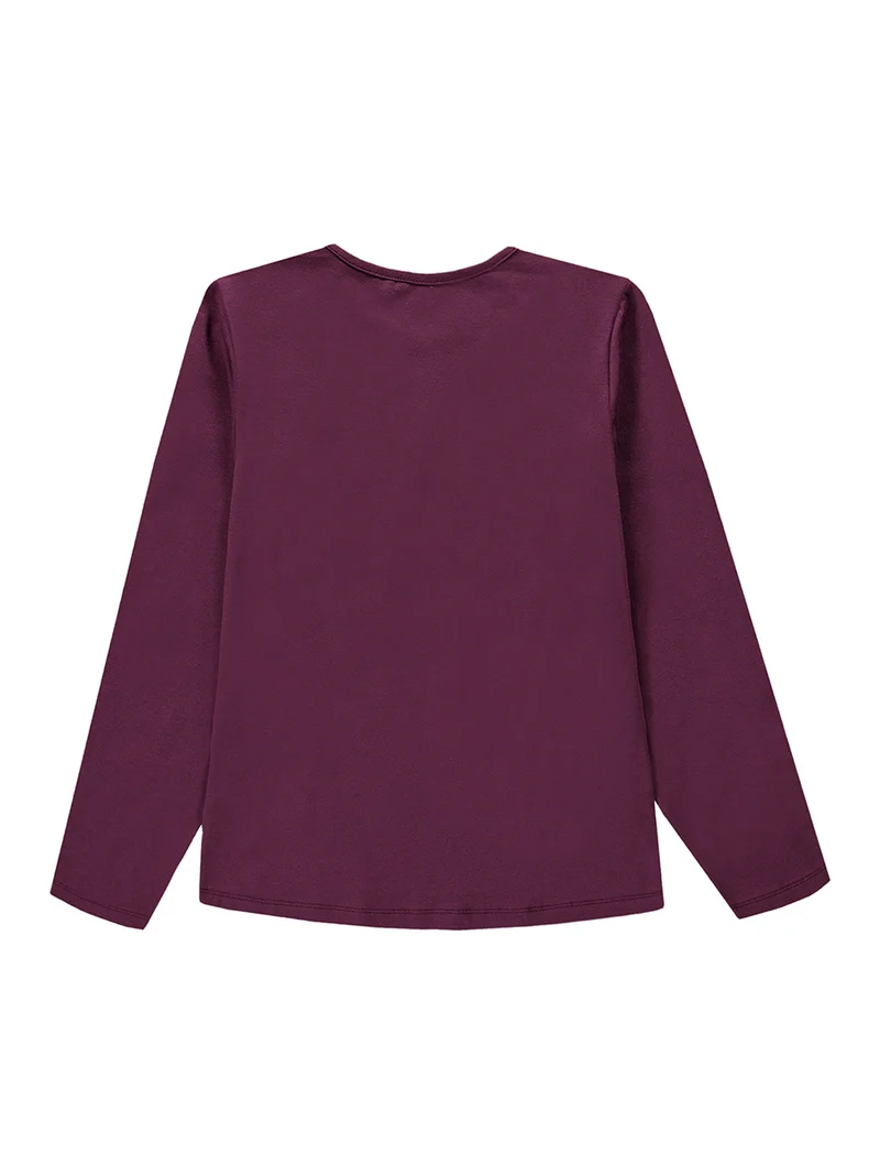 Longsleeve Bordeauxrot
