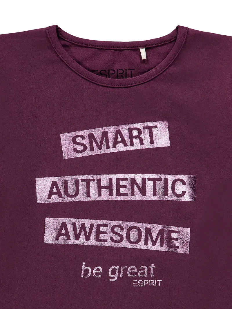Longsleeve Bordeauxrot