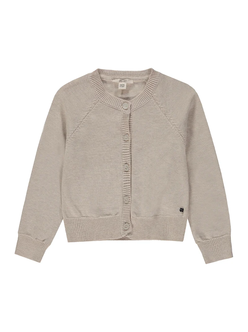Strickjacke Beige