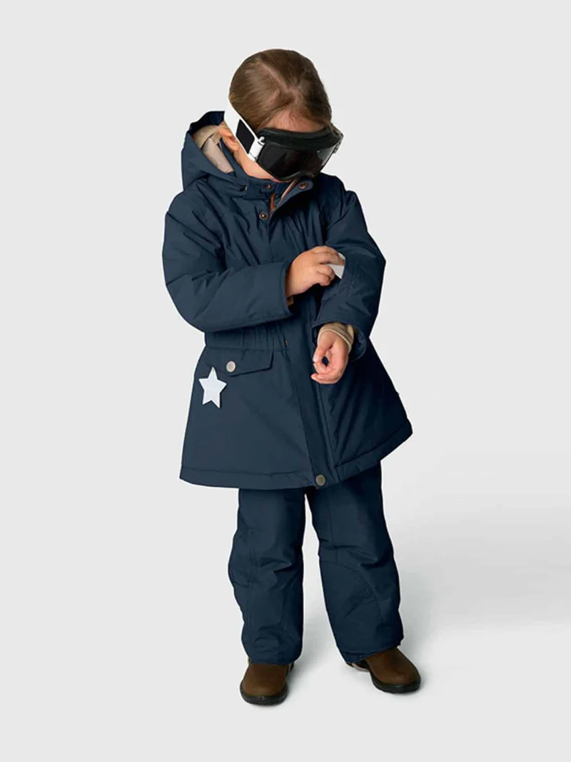 Winterjacke Marineblau