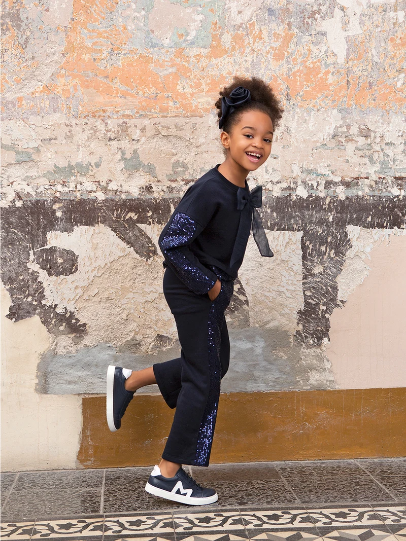 Sweatshirt Marineblau