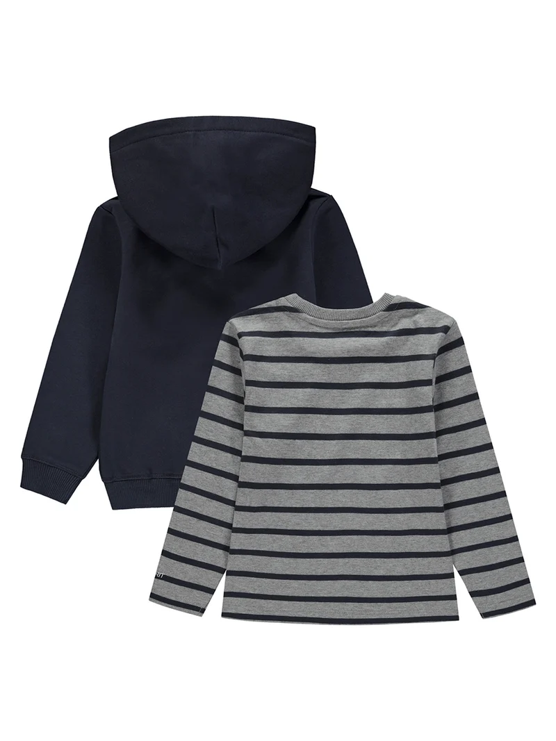 Sweatjacke Blau