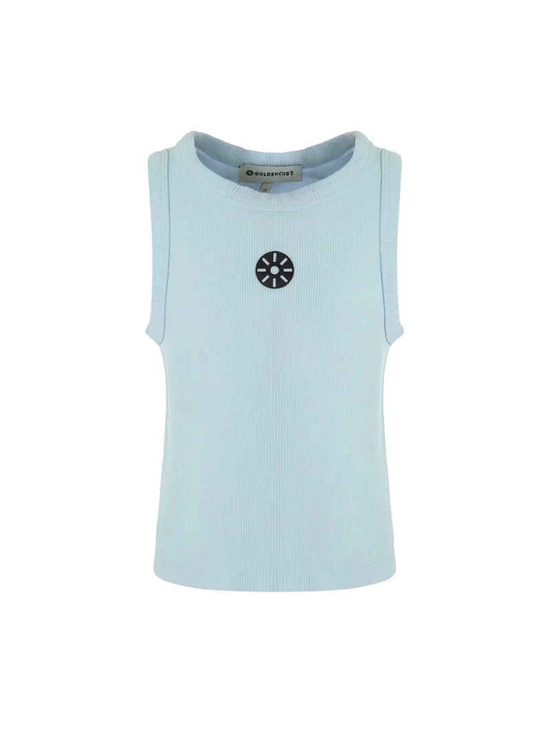Top Hellblau