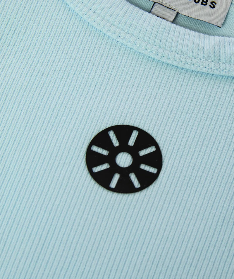Top Hellblau
