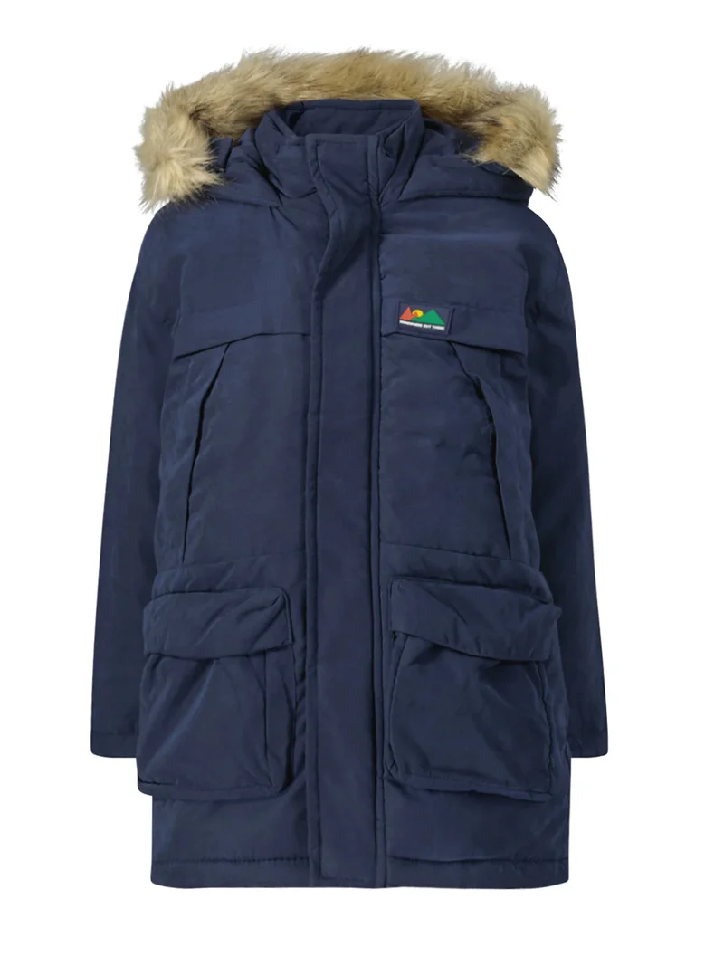 Winterjacke Marineblau
