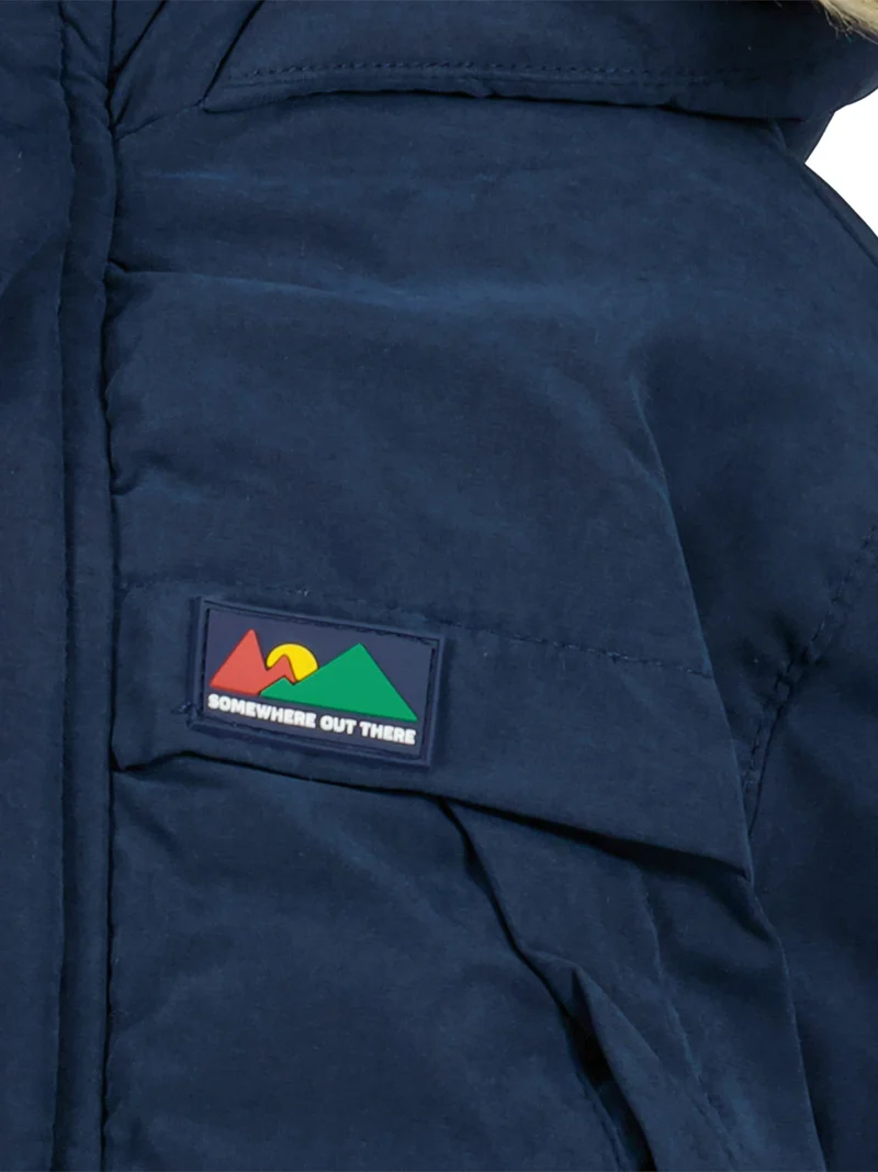 Winterjacke Marineblau