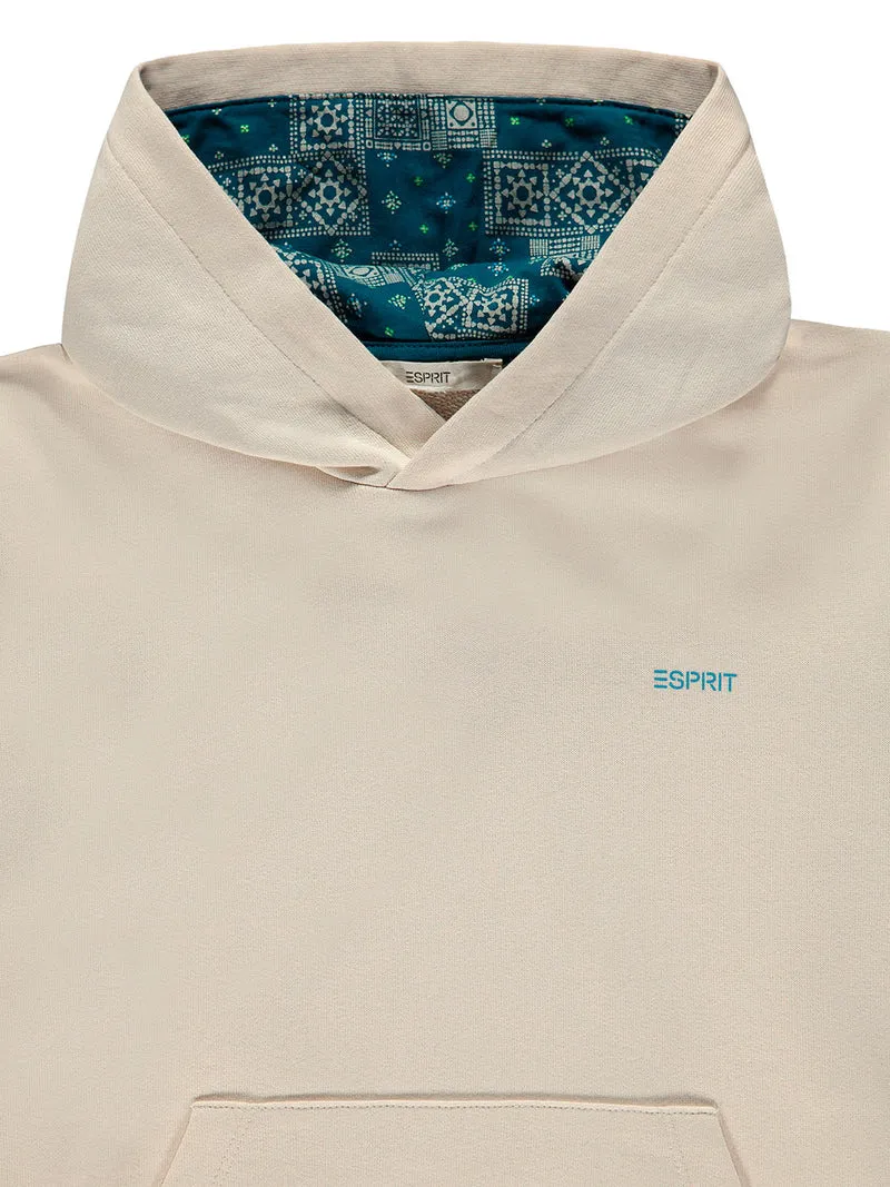 Hoodie Cremeweiß