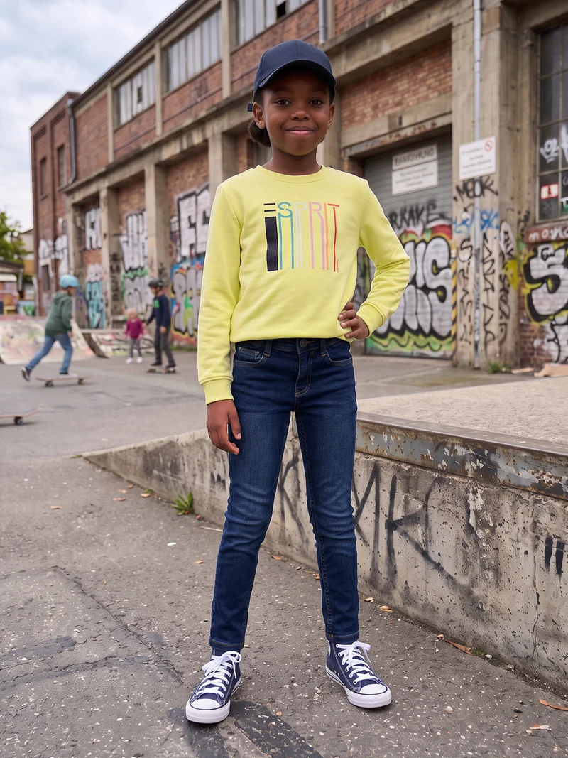 Sweatshirt Gelb