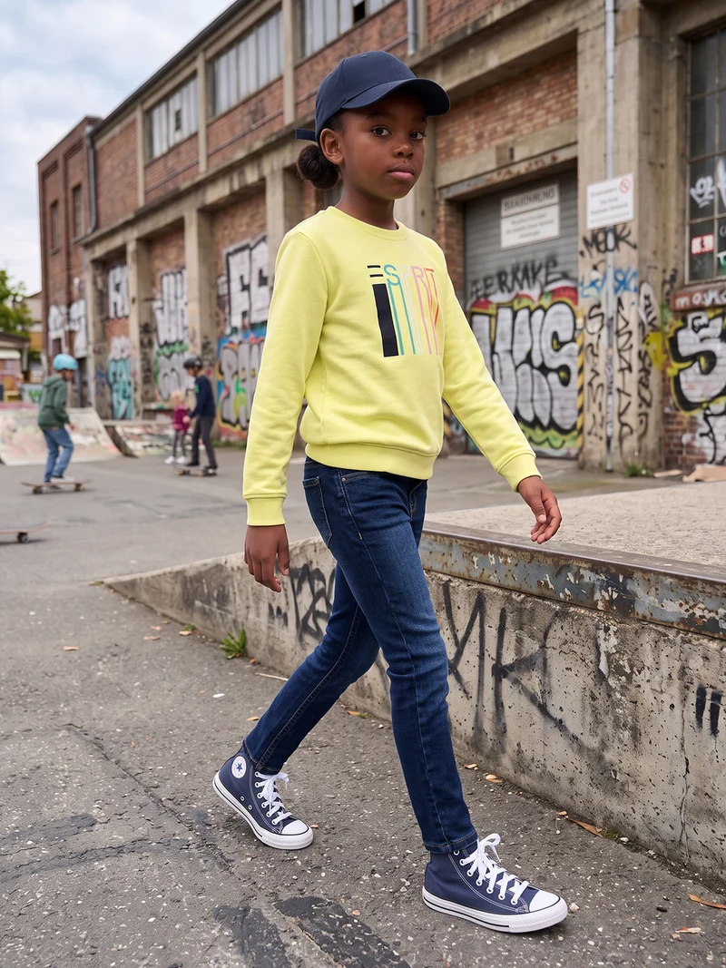 Sweatshirt Gelb