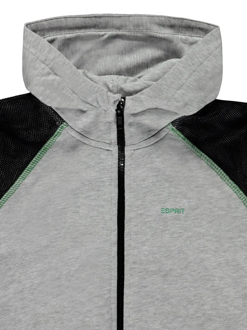 Sweatjacke Grau