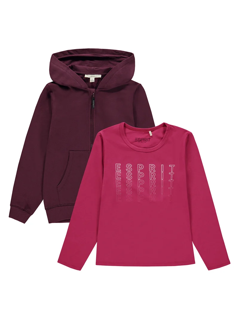 Sweatjacke Rot