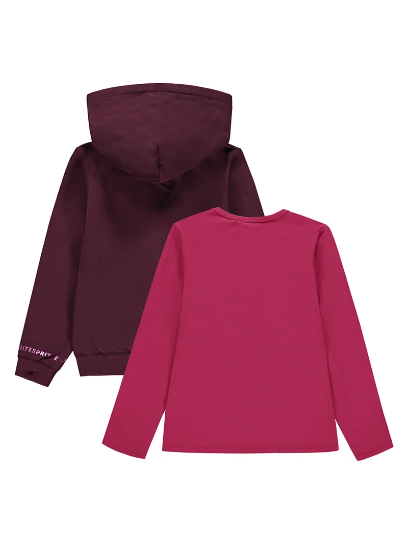 Sweatjacke Rot