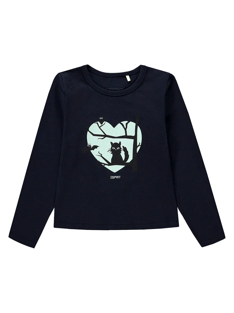 Longsleeve Marineblau
