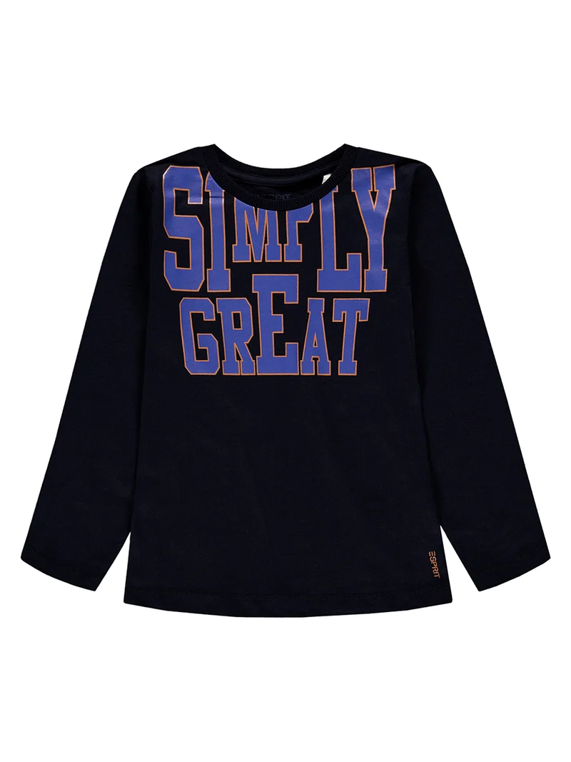 Longsleeve Marineblau