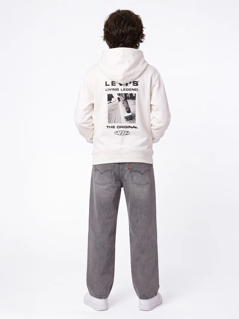 Hoodie Cremeweiß