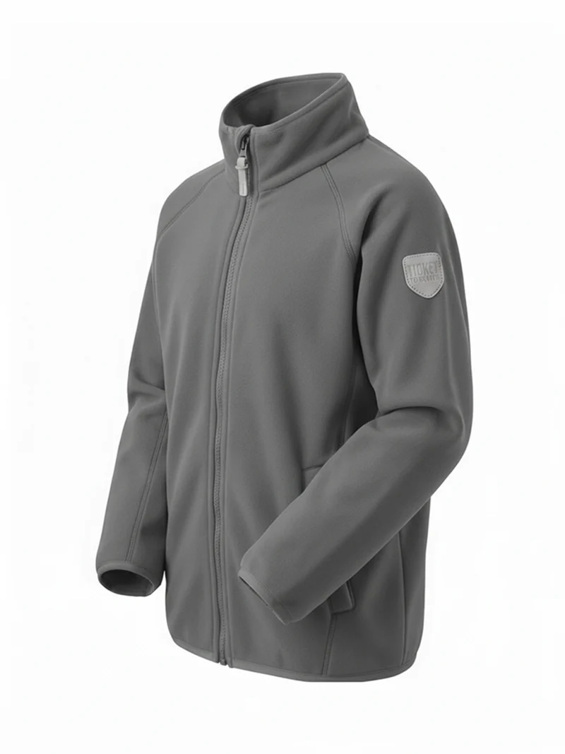 Jacke Matlas Grau