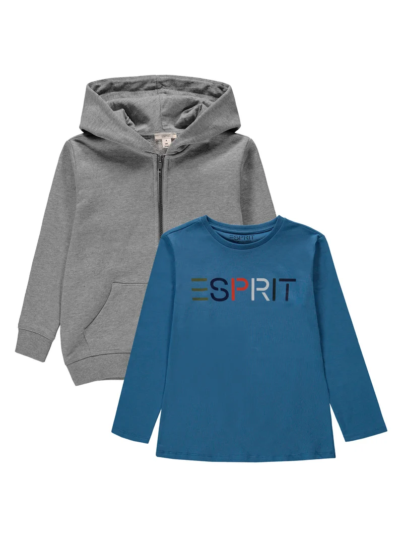 Sweatjacke Grau