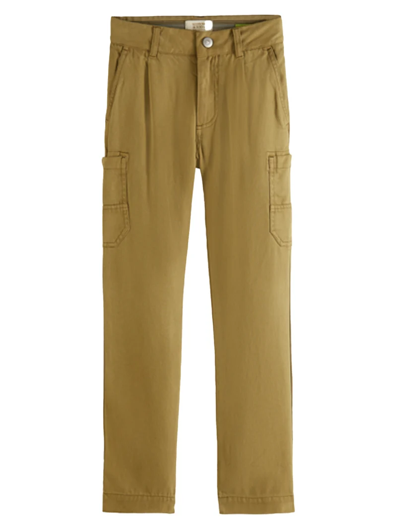 Cargohose Relaxed slim cargo Braun