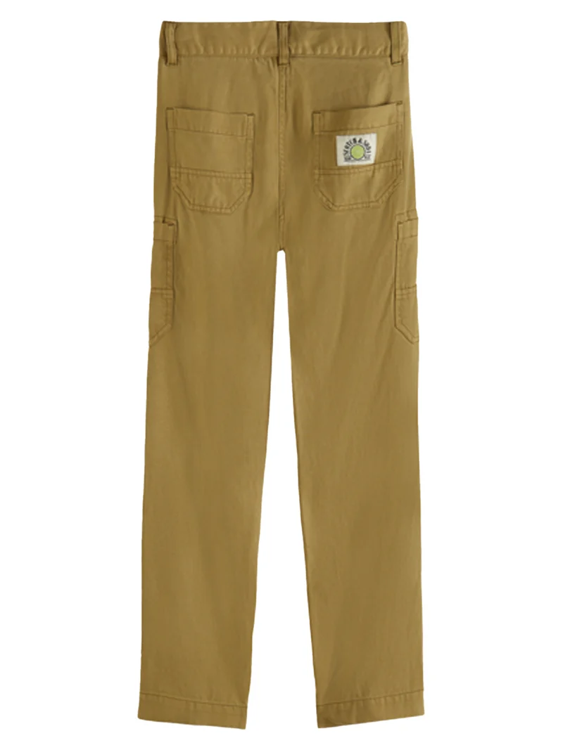 Cargohose Relaxed slim cargo Braun