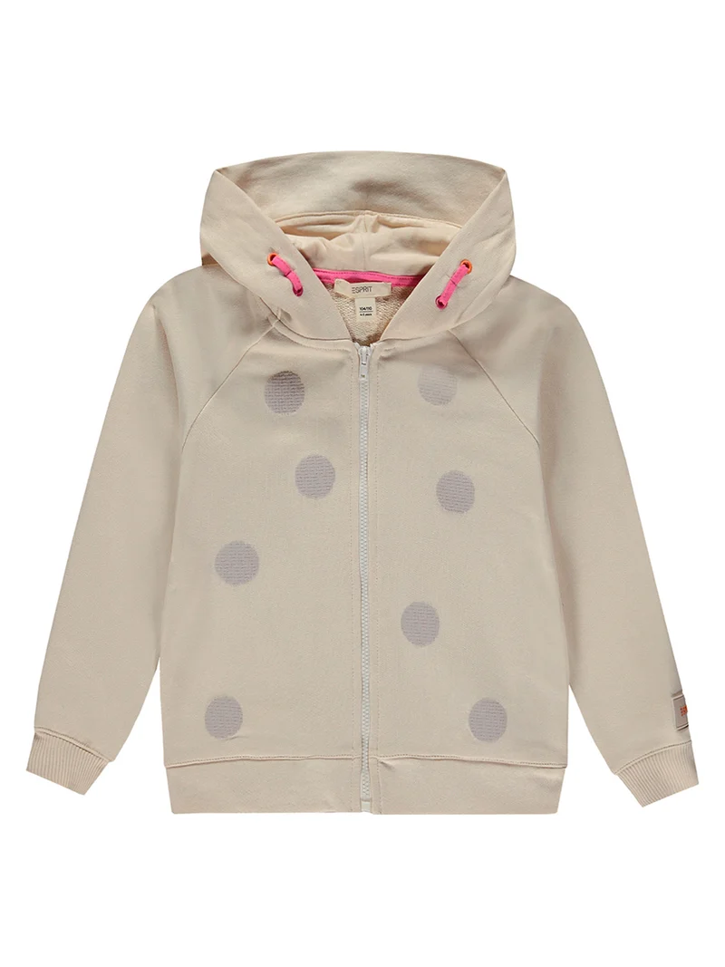 Sweatjacke Beige