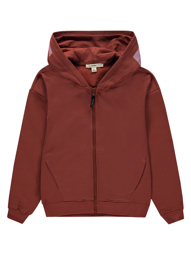 Sweatjacke Braun