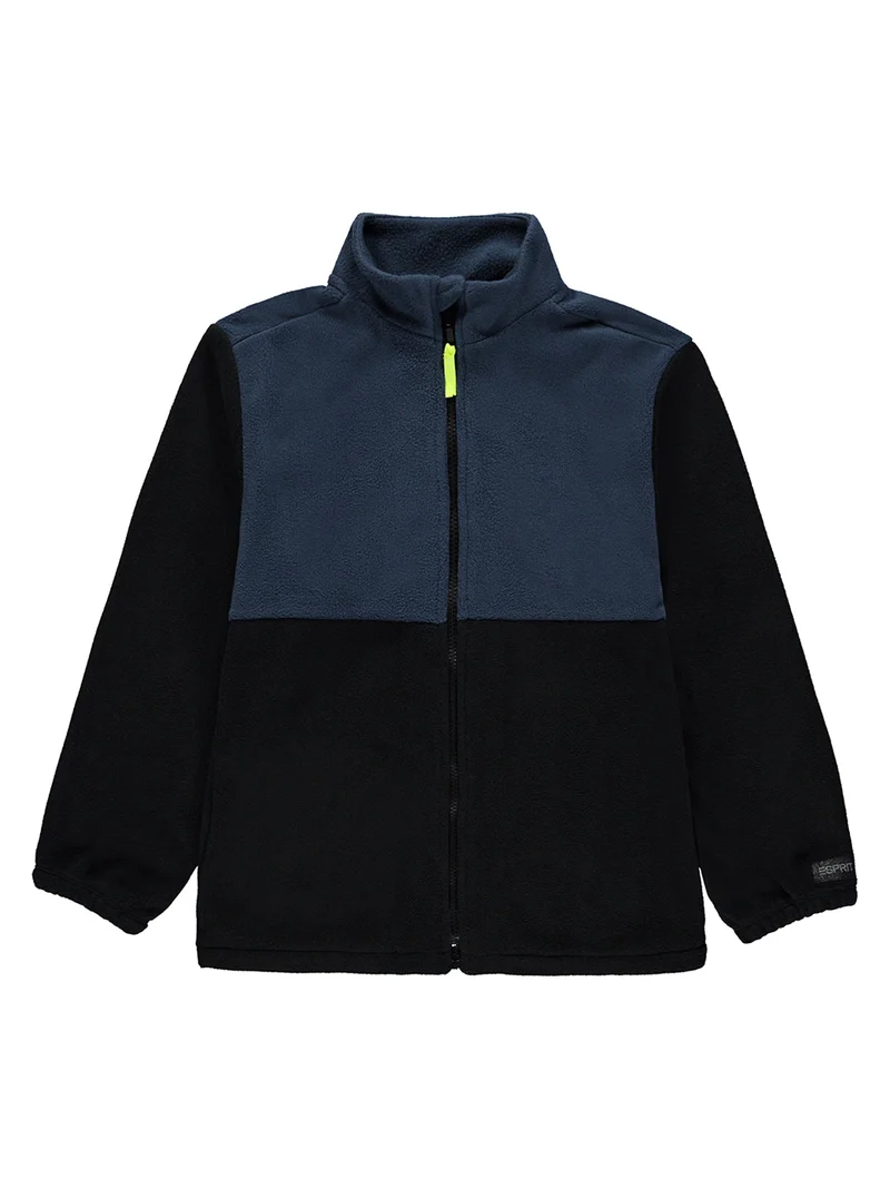Fleece Pullover Schwarz