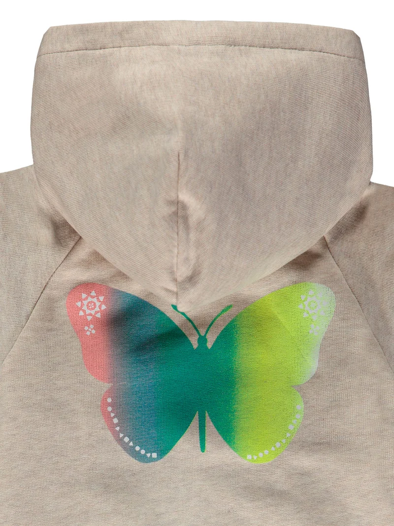 Sweatjacke Beige