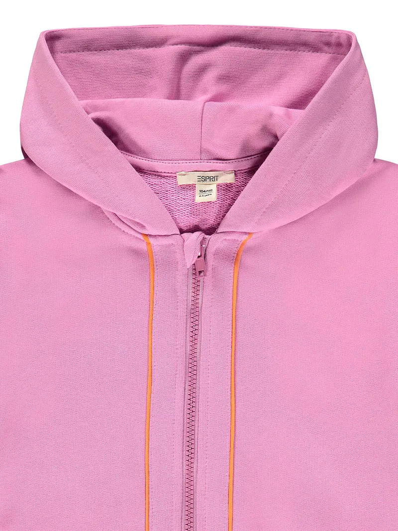 Sweatjacke Flieder