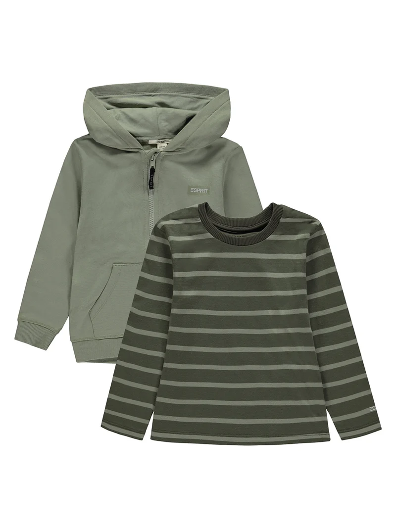 Sweatjacke Khaki