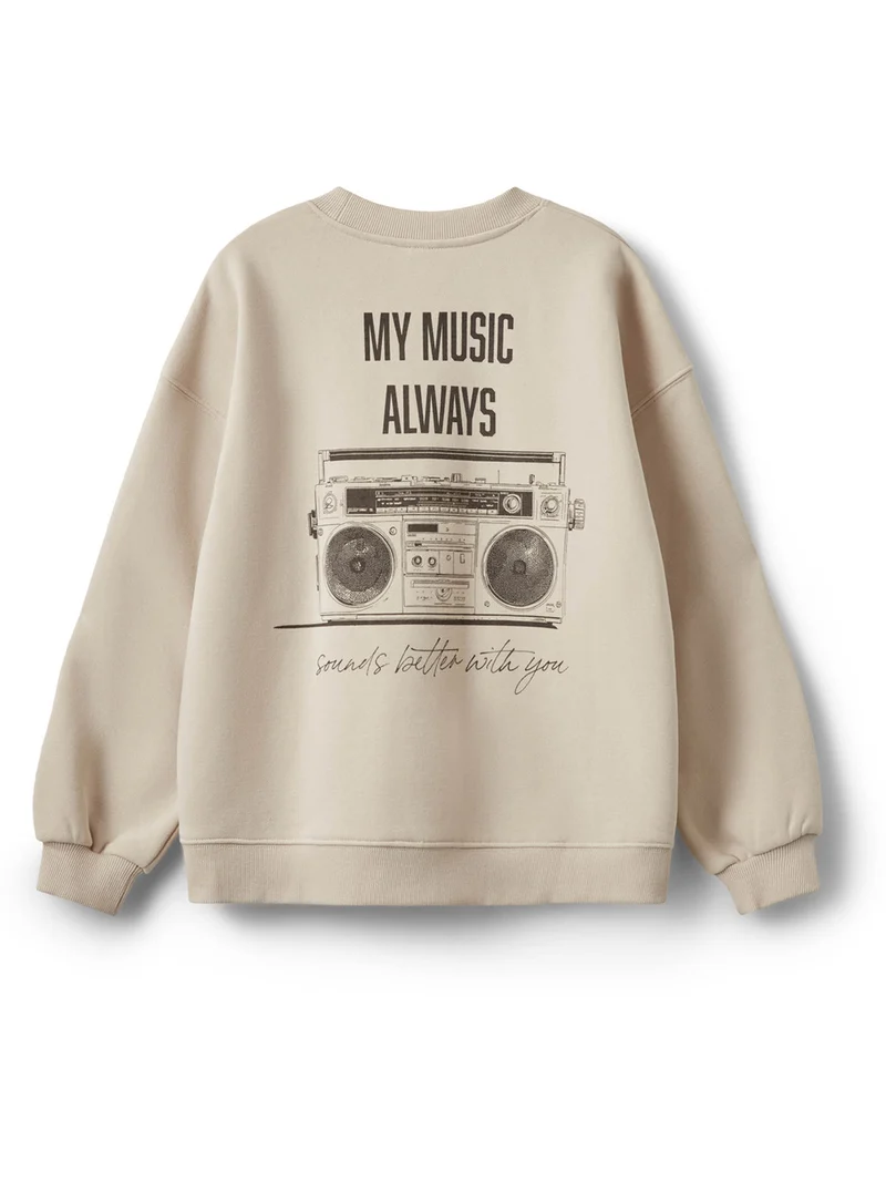 Sweatshirt Elinsy Cremeweiß