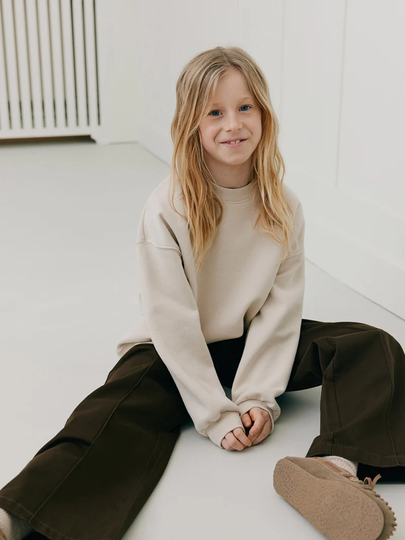 Sweatshirt Elinsy Cremeweiß