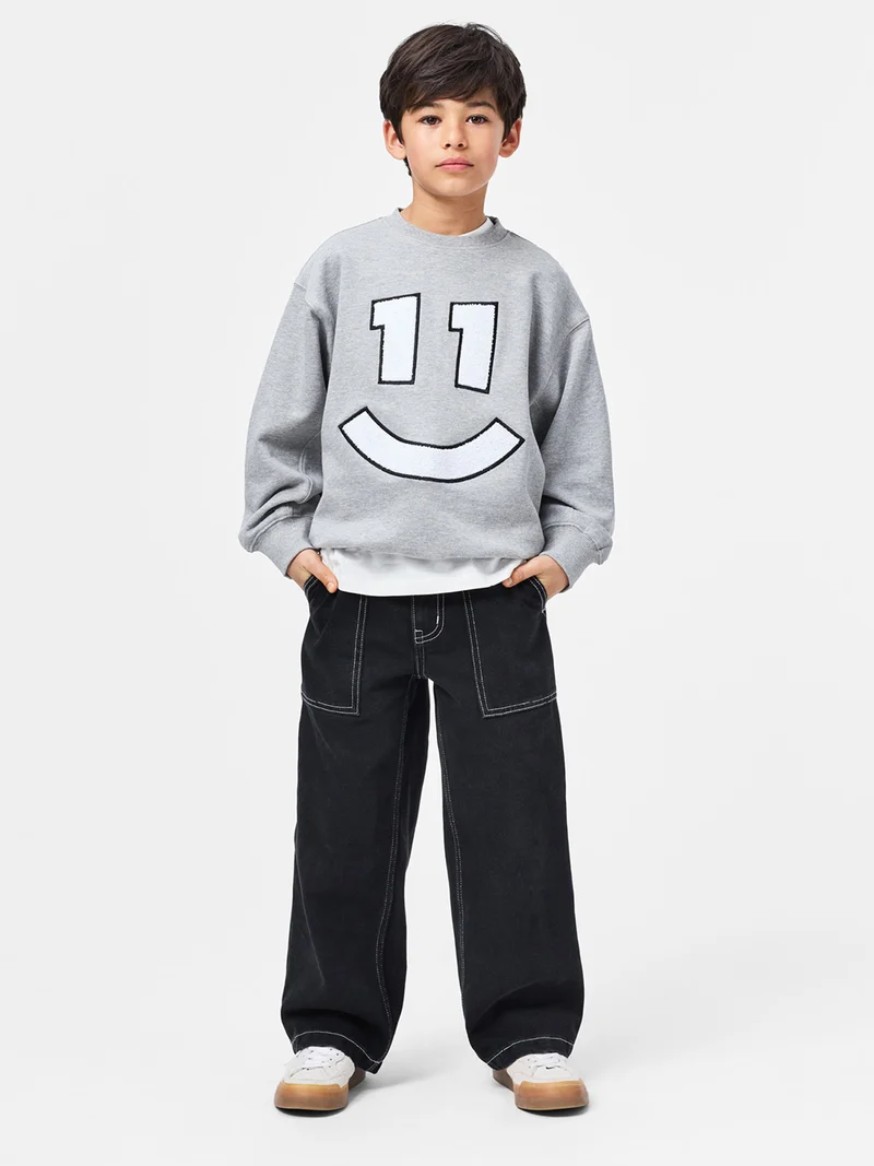 Sweatshirt Magni Grau