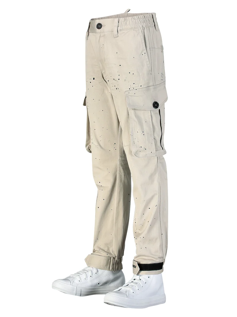 Cargohose Beige