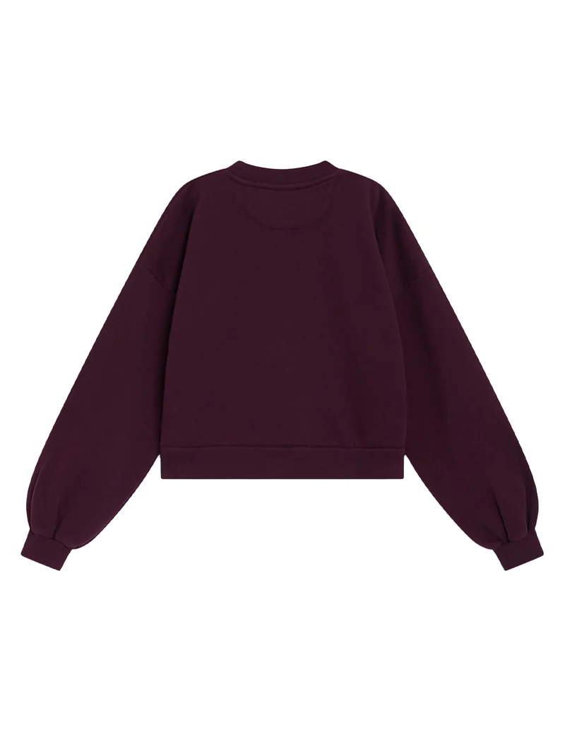 Sweatshirt Lea Bordeauxrot