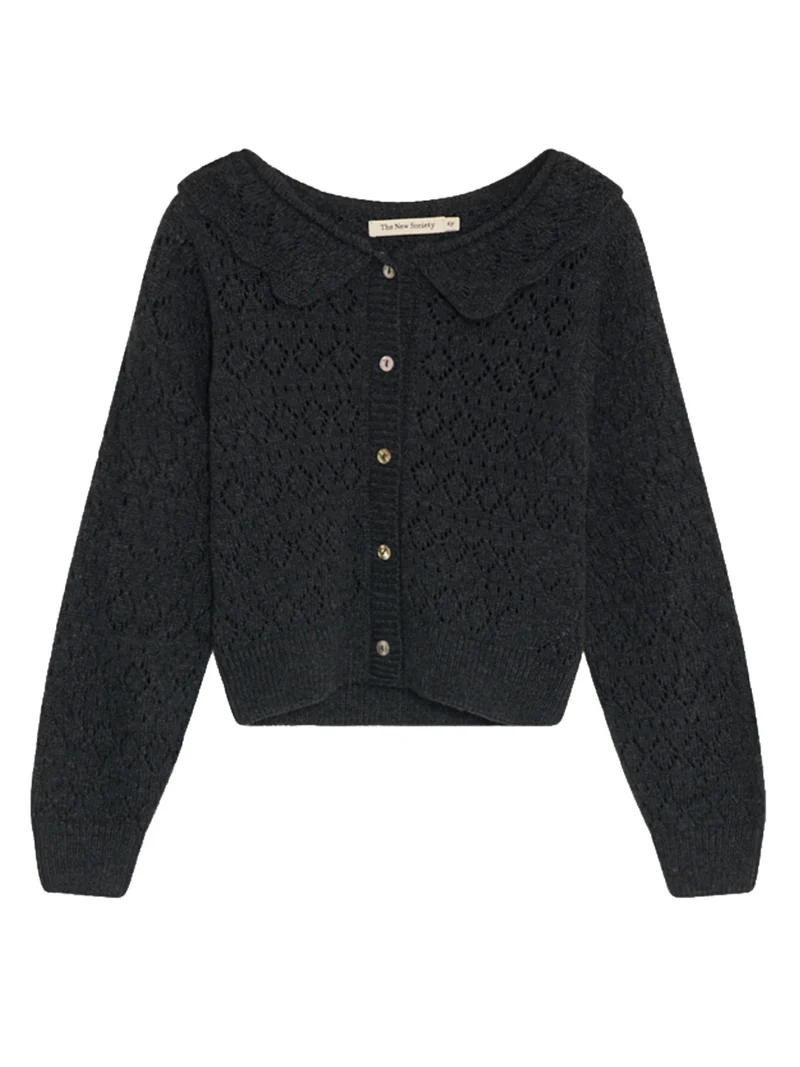 Strickjacke aus Kaschmir Luma Grau