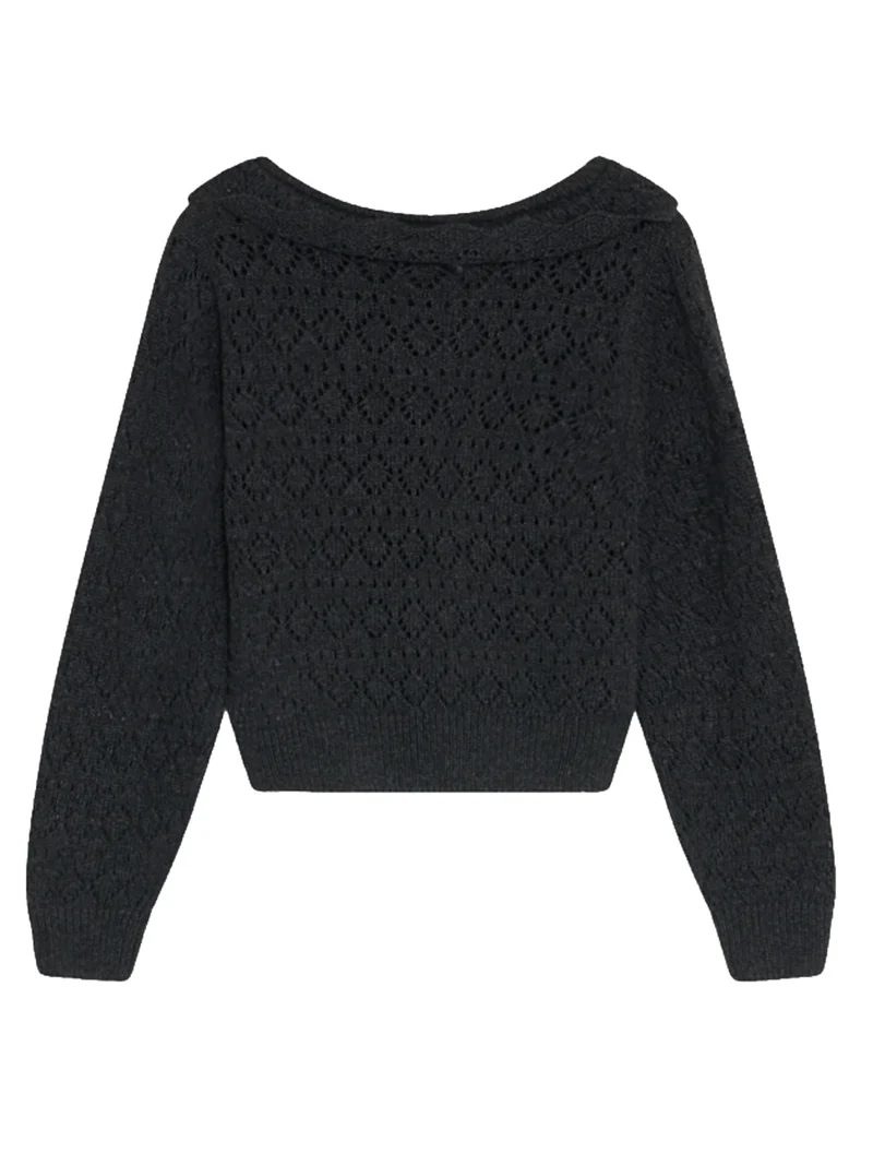 Strickjacke aus Kaschmir Luma Grau