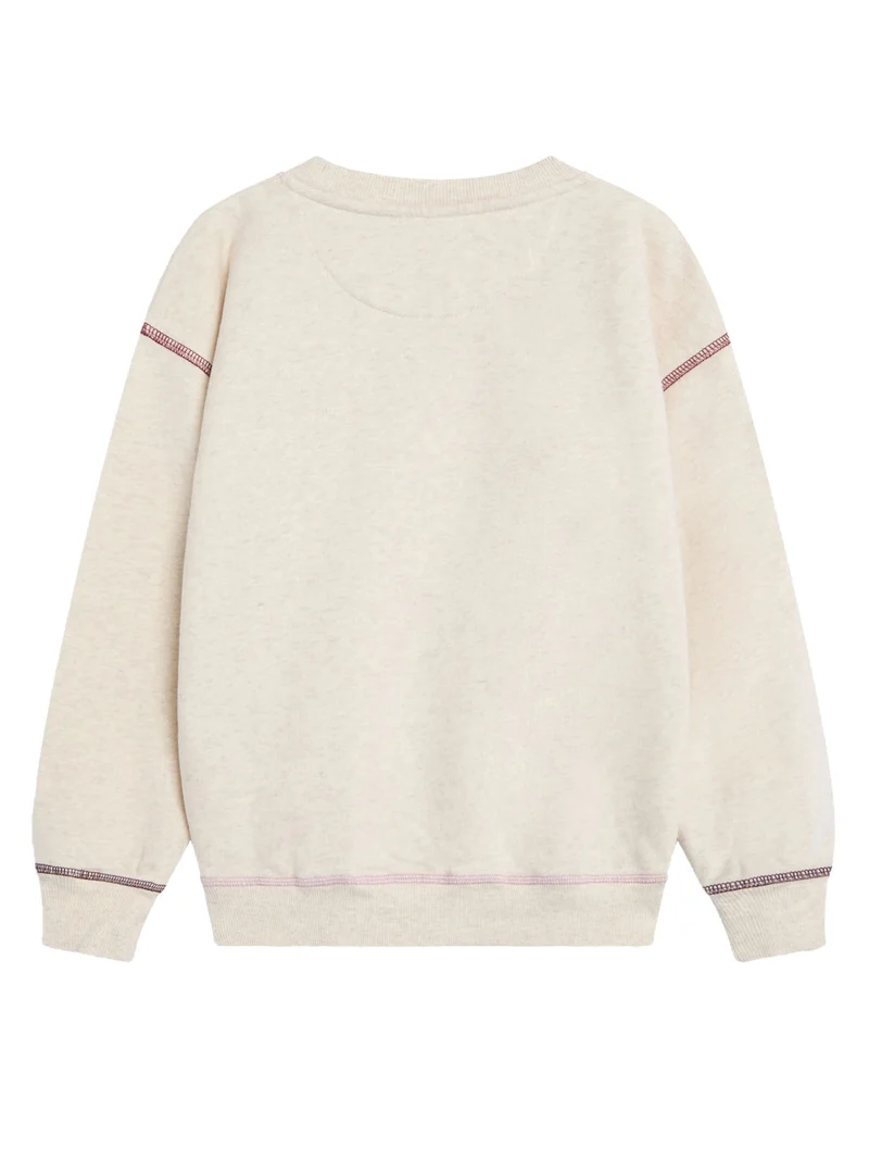 Sweatshirt Tns Logo Sweatshirt Weiß