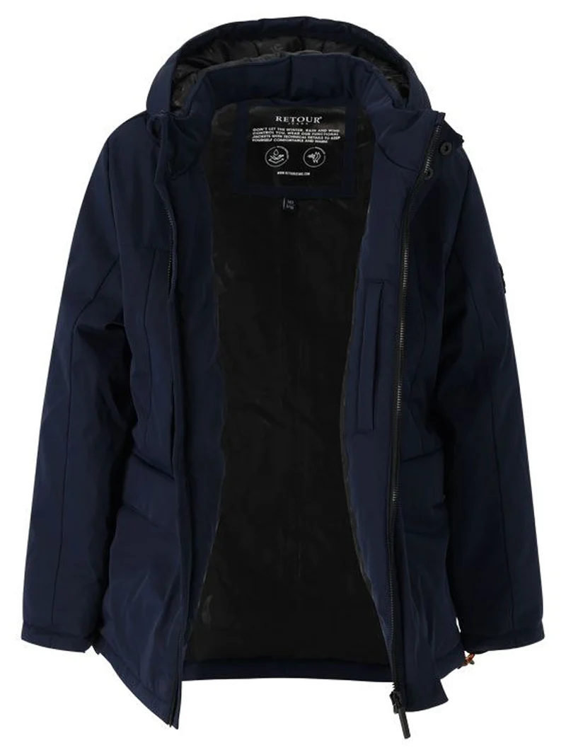 Winterjacke Wart Marineblau