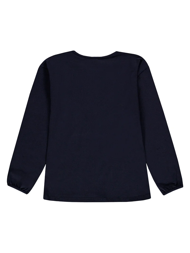 Longsleeve Marineblau