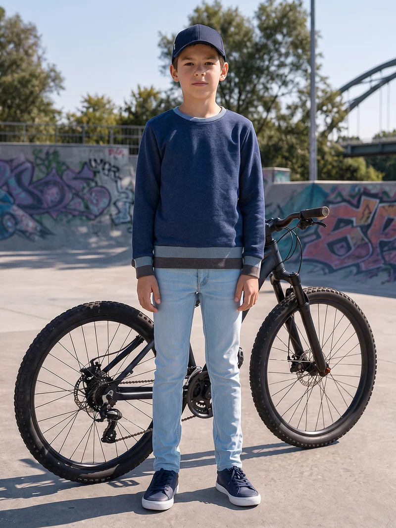 Sweatshirt Blau