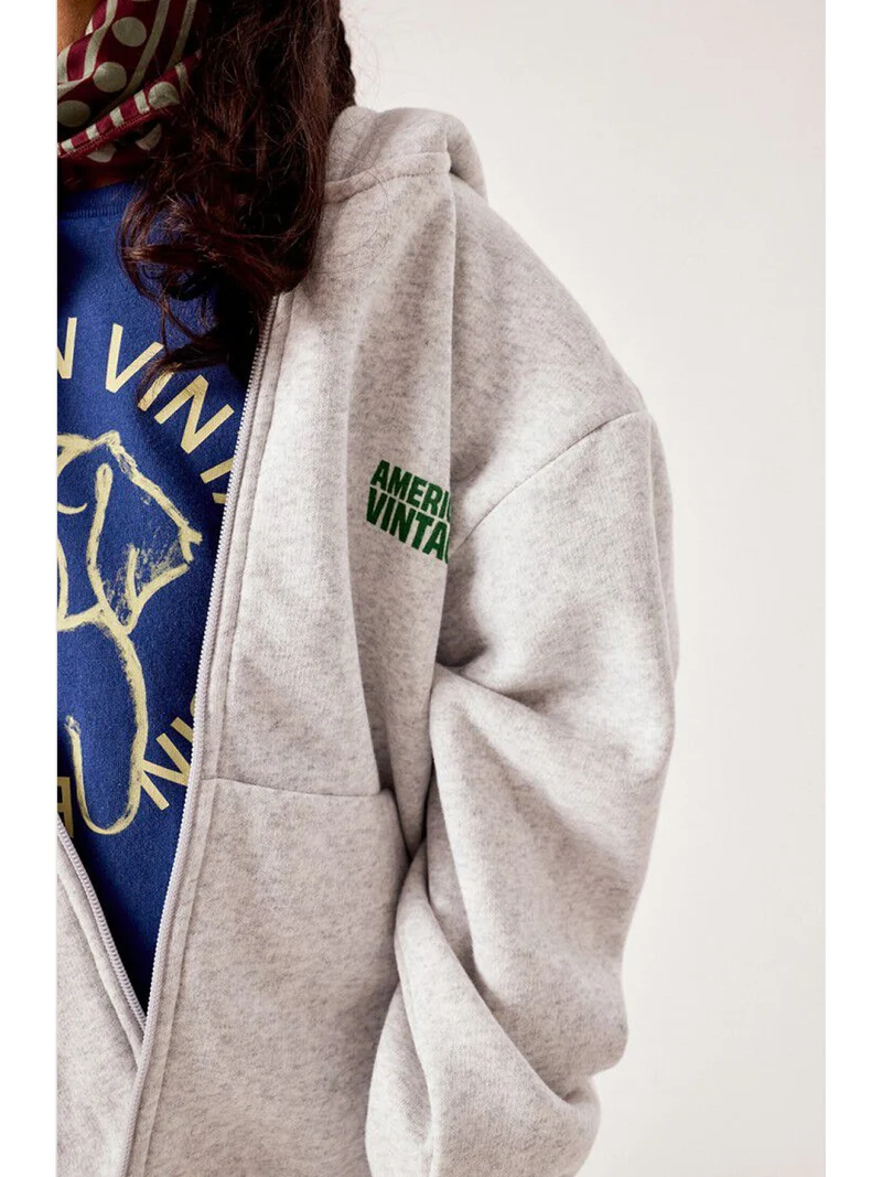Hoodie Baptown Grau