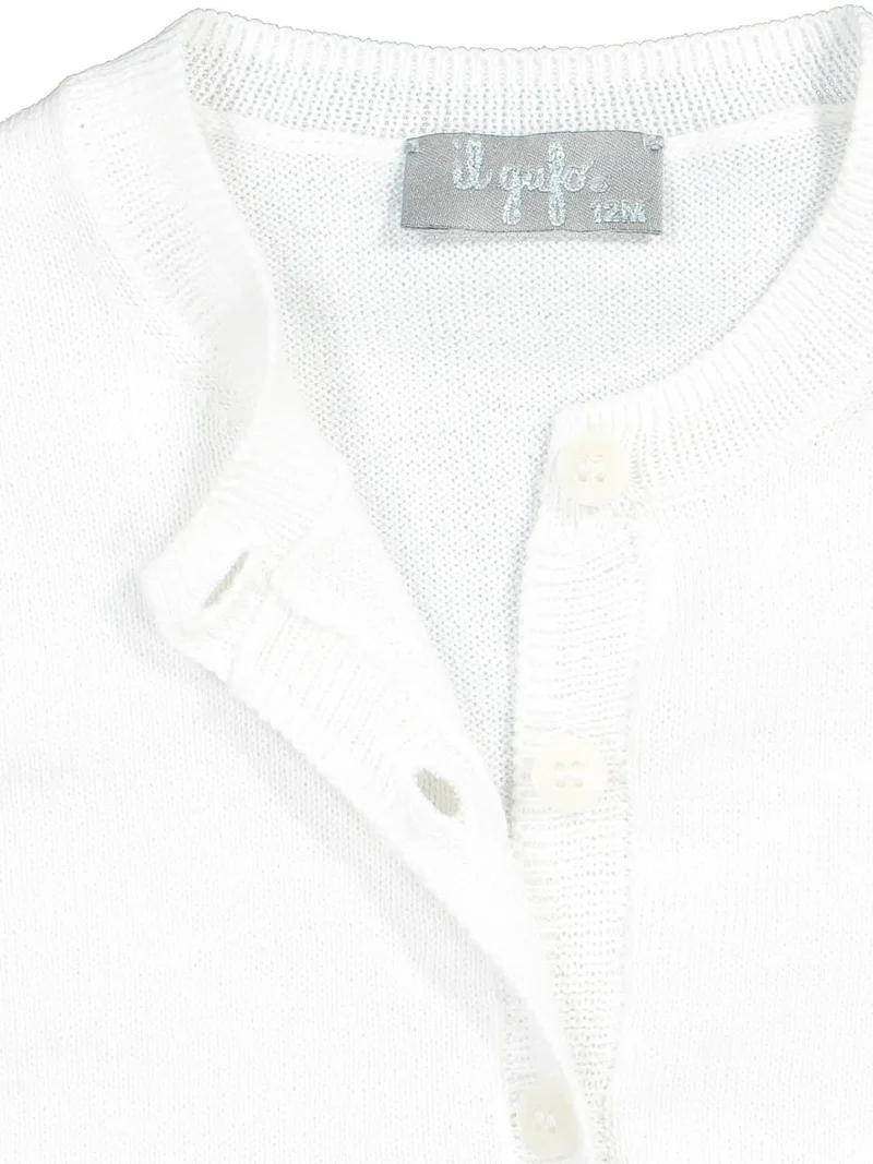 Strickjacke Weiß