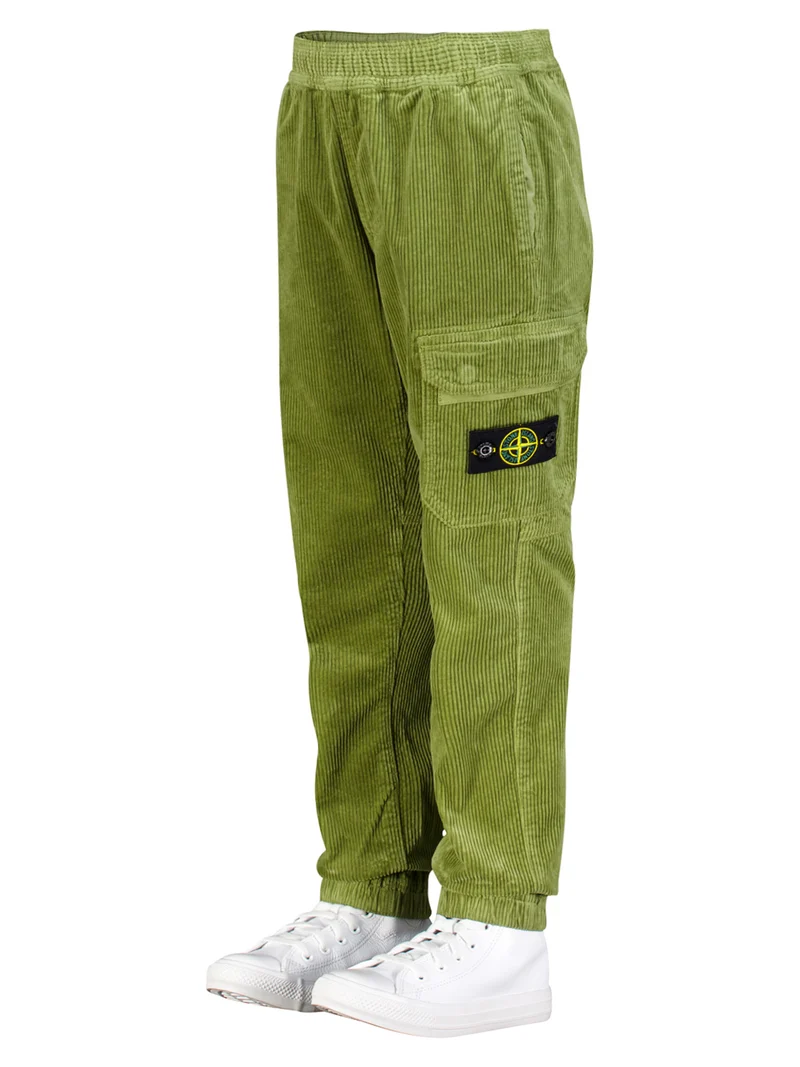 Cordhose Olivgrün