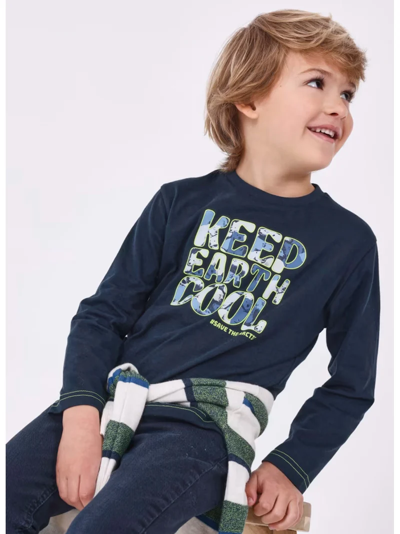 Longsleeve Blau