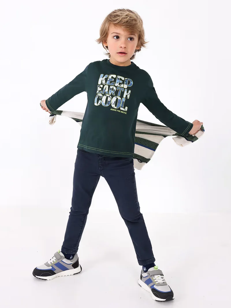 Longsleeve Blau