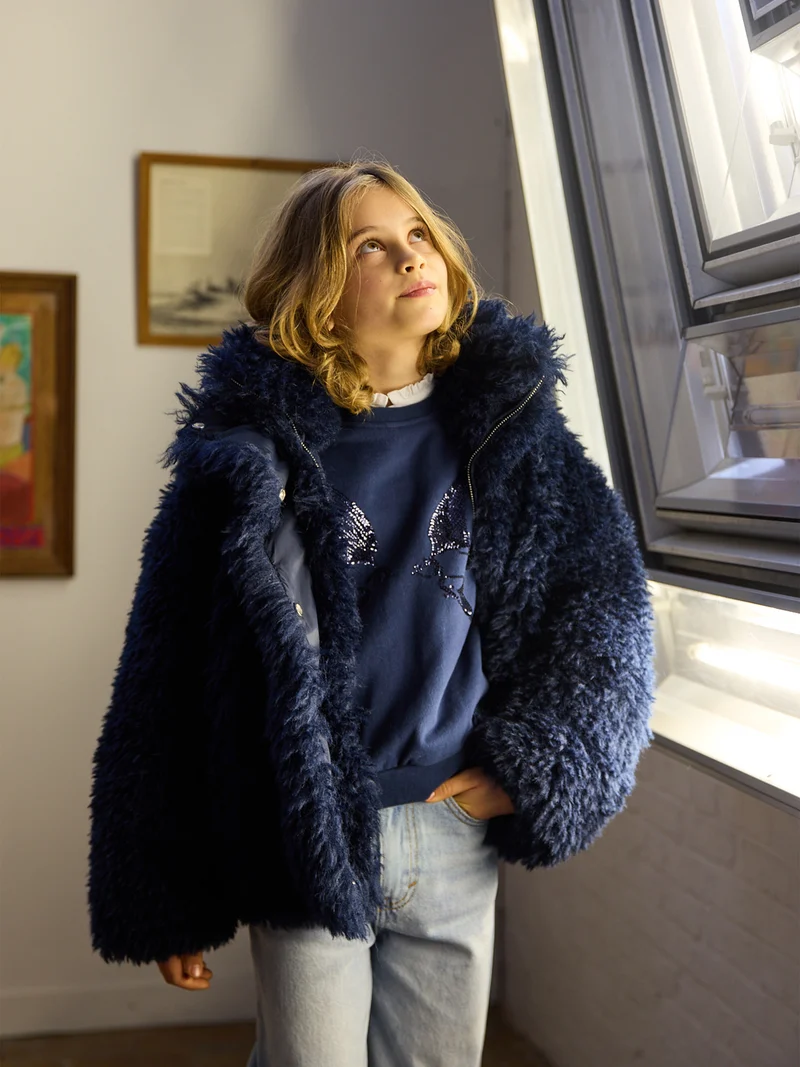 Jacke Batu Marineblau